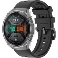 Ukscase Huawei Watch Gt 2e Uyumlu Önü Kapalı Silikon Kılıf