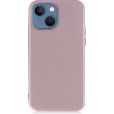 Case World Apple iPhone 13 Mini Kapak Premium Rubber Silikon Kılıf - Rose Gold