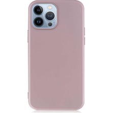 Case World Apple iPhone 13 Pro Kapak Premium Rubber Silikon Kılıf - Rose Gold