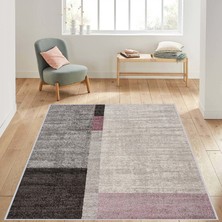 Rovigo Home Dijital Baskı Yıkanabilir Kaymaz Taban Salon Halısı