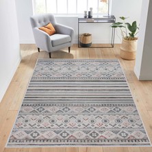 Rovigo Home Dijital Baskı Yıkanabilir Kaymaz Taban Salon Halısı