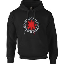 Lord T-Shirt Red Hot Chili Peppers - Logo Siyah Erkek Fermuarsız Kapşonlu