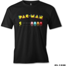 Lord T-Shirt Pac-Man - Enemy Siyah Erkek Tshirt