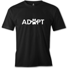 Lord T-Shirt Adopt - Pati Siyah Erkek Tshirt