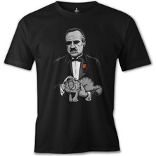 Lord T-Shirt The Godfather - The Cat Siyah Erkek Tshirt