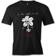 Lord T-Shirt Undertale - Or Be Killed Siyah Erkek Tshirt