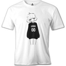 Lord T-Shirt Loser Beyaz Erkek Tshirt