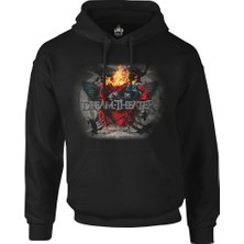 Lord T-Shirt Dream Theater - Fire Wings Siyah Erkek Fermuarsız Kapşonlu