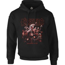 Lord T-Shirt Kreator - Pleasure To Kill Siyah Erkek Fermuarsız Kapşonlu