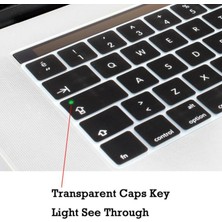 Microcase Macbook 15.4" Touch Bar 1707 Türkçe Klavye Koruma Silikonu