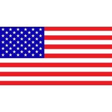 Bayrak Masa Üstü Amerika Abd Bayrağı 15X23CM - Sadece Bayrak