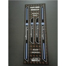 Aksefuar Lazer Volkswagen New Beetle Piano Black Kapı Eşiği 4'lü Set