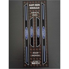 Aksefuar Lazer Ka Piano Black Kapı Eşiği 4'lü Set