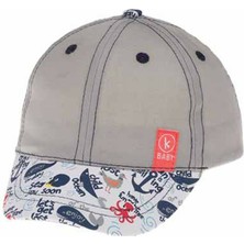 Miniko Kids Kitti 1110-07 Erkek Çocuk Yazlık Şapka 1-4 Yaş