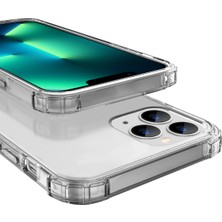 Blogy iPhone 13 Pro Max Crystal Fit Kılıf Crystal Clear
