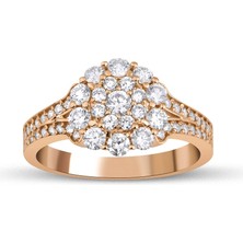 Mas Diamond Hazan Yaprak Yüzük