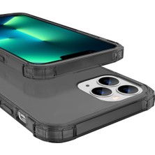 Blogy iPhone 13 Pro Max Crystal Fit Kılıf Smoke Black