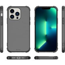 Blogy iPhone 13 Pro Max Crystal Fit Kılıf Smoke Black