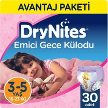 Drynites Emici Külot Kız 3-5 Yaş 16-23 KG90 9'lu