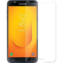 Canpay Samsung Galaxy J7 Duo Ekran Koruyucu Yeni Nesil Hd Kalite Tempered Glass Cam