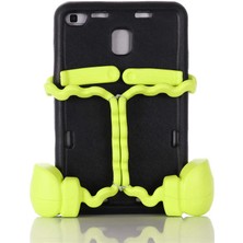 Canpay Samsung Galaxy Tab A 8.0 (2019) T290 Ultra Koruma Masada Duran Standlı Çocuk Tablet Kılıfı