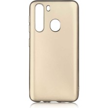Canpay Samsung Galaxy A21 Kılıf Premium Serisi Elden Kaymaz Pürüzsüz Yumuşak Esnek