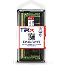 Tirx TX1333P3N9/8 8 GB Ddr3 1333 Mhz Cl9 Notebook Ram