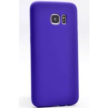 Canpay Samsung Galaxy S7 Edge Kılıf Premium Serisi Elden Kaymaz Pürüzsüz Yumuşak Esnek