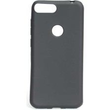 Canpay Alcatel 1s 2019 Kılıf Premium Serisi Elden Kaymaz Pürüzsüz Yumuşak Esnek Esnek Siyah