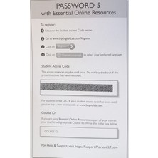 Pearson Education Yayıncılık Password 5 With Myenglishlab