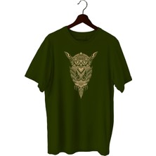 Bluu Owlx Sporcu T-Shirt Bisiklet Yaka