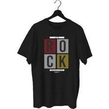 Bluu Rock And Roll Sporcu T-Shirt Bisiklet Yaka