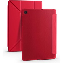 Canpay Samsung Galaxy Tab S6 Lite P610 Arka ve Ön Kılıf Canpay-Pen Standlı ve Kalem Bölmeli