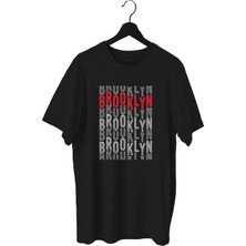 Bluu Brodream Sporcu T-Shirt Bisiklet Yaka