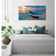 Bordo Sanat Bordosanat 100 x 50 cm Tekne Dekoratif Duvar Kanvas Tablo