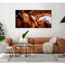 Bordo Sanat Bordosanat 120 x 60 cm Kanyon Dekoratif Duvar Kanvas Tablo