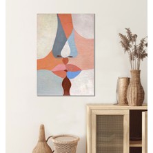 Bordo Sanat Bordosanat 60 x 85 cm Soyut Dekoratif Duvar Kanvas Tablo