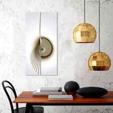 Bordo Sanat Bordosanat 80 x 160 cm Soyut Dekoratif Duvar Kanvas Tablo