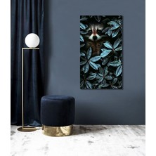 Bordo Sanat Bordosanat 50 x 90 cm Hayvan Dekoratif Duvar Kanvas Tablo