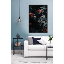 Bordo Sanat Bordosanat 100 x 150 cm Kaplan Dekoratif Duvar Kanvas Tablo