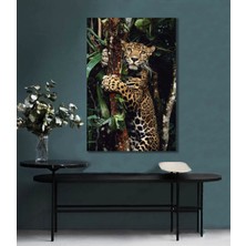 Bordo Sanat Bordosanat 70 x 105 cm Kaplan Dekoratif Duvar Kanvas Tablo