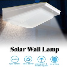 Insma 3W 42 LED Solar Duvar Lambası IP65 LED Bahçe Lambası (Yurt Dışından)