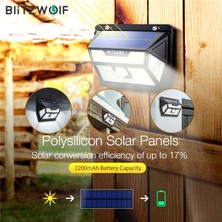 Blitzwolf Bw-Olt1 Güneş Enerjisi 62 Led'ler Pır Hareket Sensörü Güvenlik Lambası (Yurt Dışından)