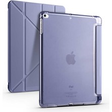 Canpay Apple Ipad 6.nesil 9.7" Uyumlu Arka ve Ön Kılıf Canpay-Pen Standlı ve Kalem Bölmeli