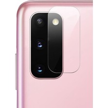 Canpay Samsung Galaxy S20 Uyumlu Kamera Lens Koruyucu Esnek Hd Kalite 0.2mm Nano Cam