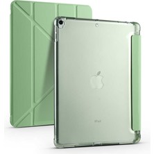 Canpay Apple iPad Pro 10.5 Uyumlu Arka ve Ön Kılıf Canpay-Pen Standlı ve Kalem Bölmeli