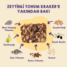 Munchey Büyük Boy  Zeytinli Tohum Kraker Glutensız 100 gr