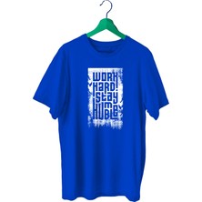 Bluu Hmblw Sporcu T-Shirt Bisiklet Yaka
