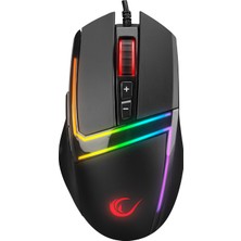 Rampage SMX-R76 Bolt USB Siyah Rgb Ledli 10000 Dpi Gaming Oyuncu Mouse