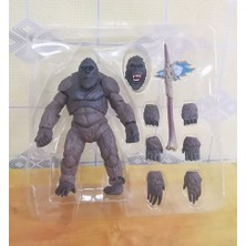 Sinley Godzilla Vs Kong King Hareketli Model Oyuncak (15CM) (Yurt Dışından)